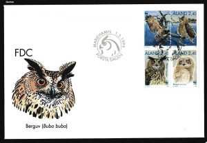 Åland stamps with owls